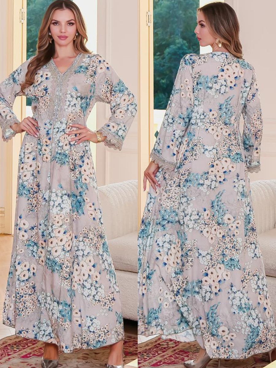 Embroidery Kebaya - 무슬림 여성 두바이 아바야 고급 자수