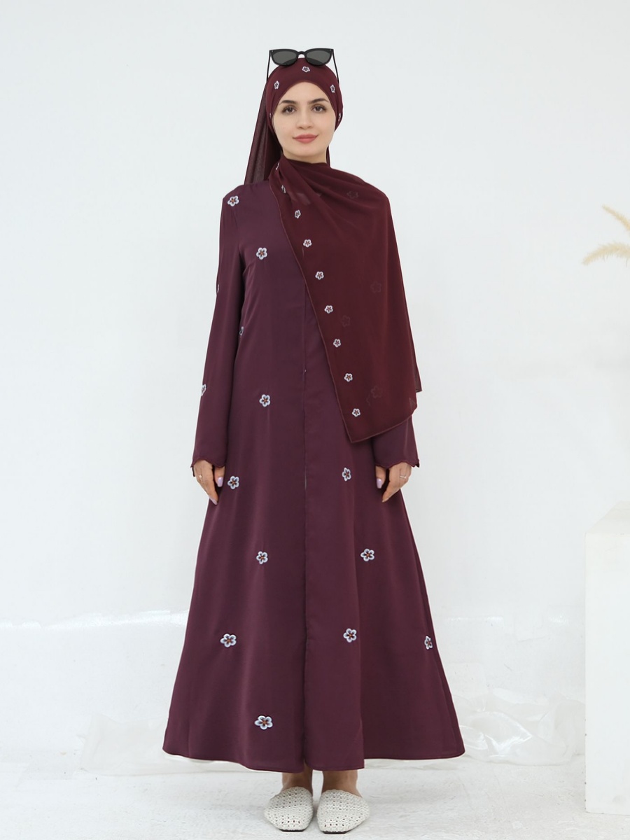 Embroidery Kebaya - 무슬림 여성 두바이 아바야 고급 자수