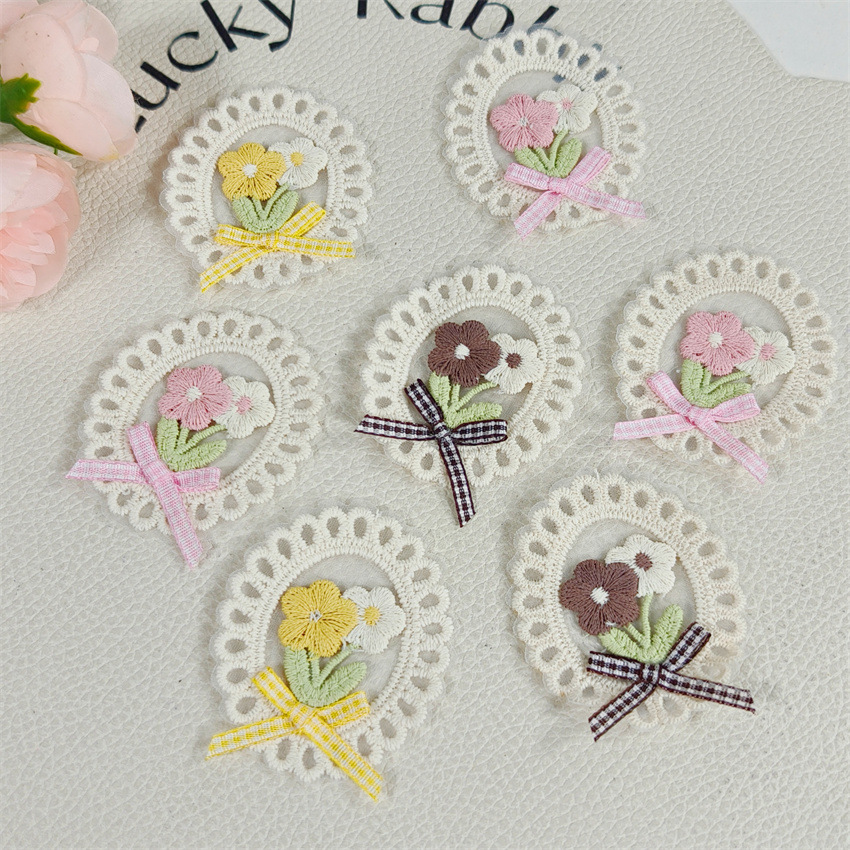 Embroidery Patches - 10PCS 새로운 봄 여름 신선한 스타일