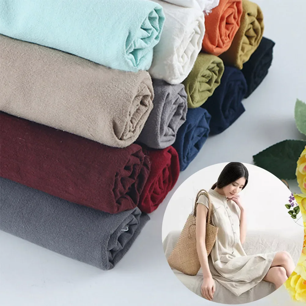 Linen Fabric Natural - 부드러운 면직물 유기농 소재 순수 천연