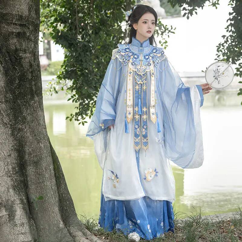 Bimonthly[Lan Jin Luo]New Hanf - Embroidery Skirt 리뷰 및 가격
