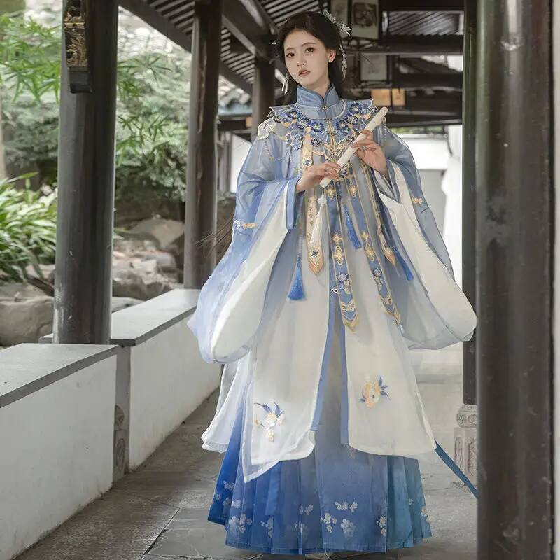 Bimonthly[Lan Jin Luo]New Hanf - Embroidery Skirt 리뷰 및 가격