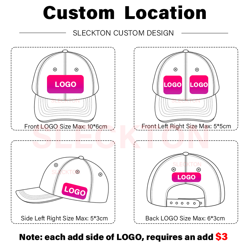 SLECKTON 사용자 정의 야구 모자 패션 편지 자수 - Embroidery Design Logo 리뷰 및 가격