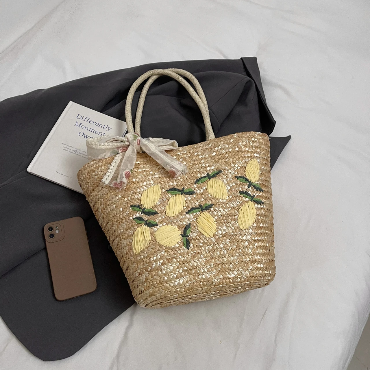 대용량 비치 숄더 백 디자이너 자수 핸드백 여름 수제  - Embroidery Ideas 리뷰 및 가격