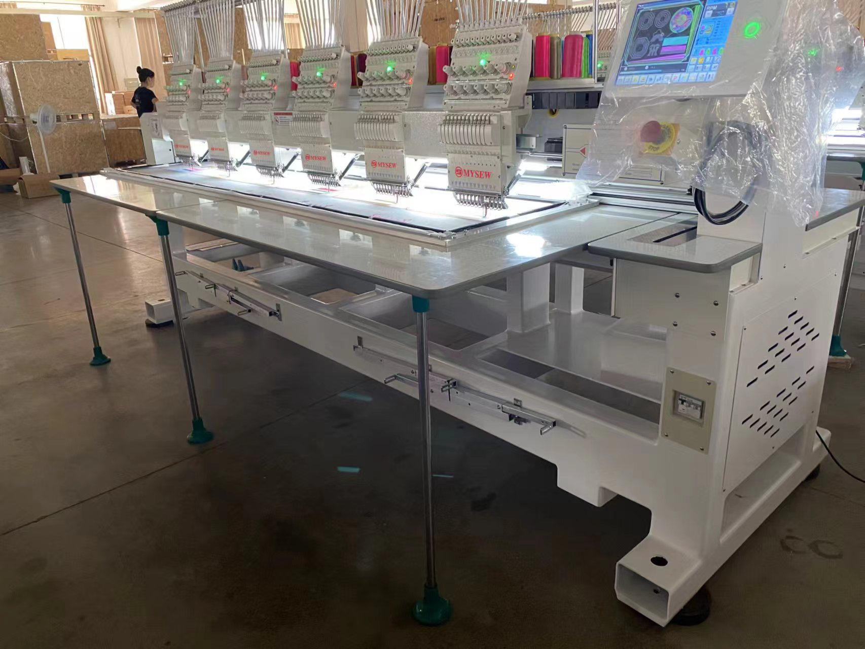 MFGS 1506 15s 6헤드 자동 산업용 모자 티셔 - Embroidery Machine Computerized 리뷰 및 가격