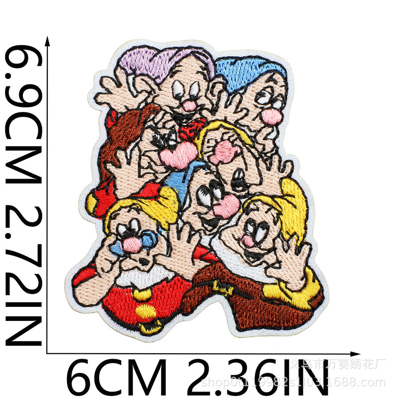 15pcs 의류에 대 한 눈 공주 자 수 패치 의류에  - Embroidery Patches 리뷰 및 가격