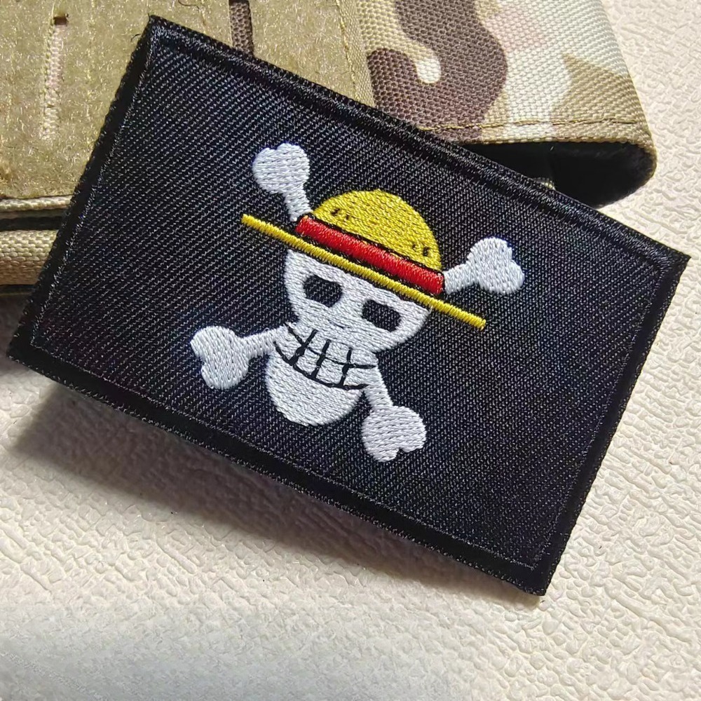원피스 만화 캐릭터 루피 의류용 벨크로 패치 자수 패치 - Embroidery Patches 리뷰 및 가격