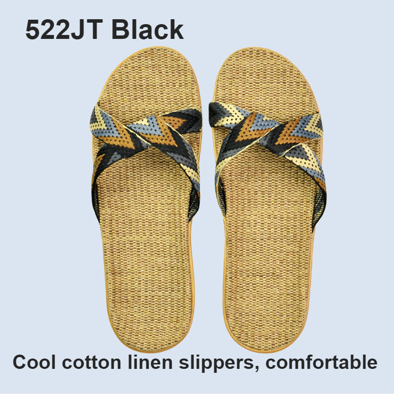 천연 린넨 슬리퍼, 여름 집 실내 샌들, 남성 및 여성 - Linen Fabric Natural 리뷰 및 가격