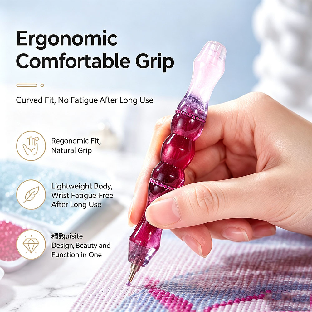 새로운 DIY 수제 레진 다이아몬드 페인팅 펜, 다이아 - Embroidery Ideas 리뷰 및 가격