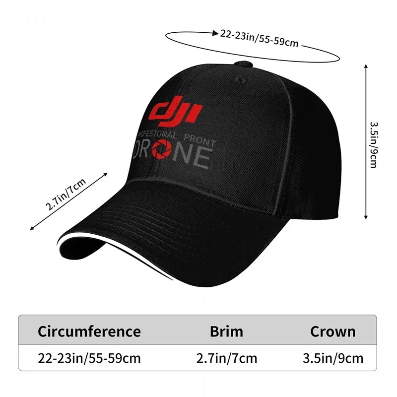 새로운 DJI 프로페셔널 드론 로고 야구 모자 블랙,  - Embroidery Design Logo 리뷰 및 가격