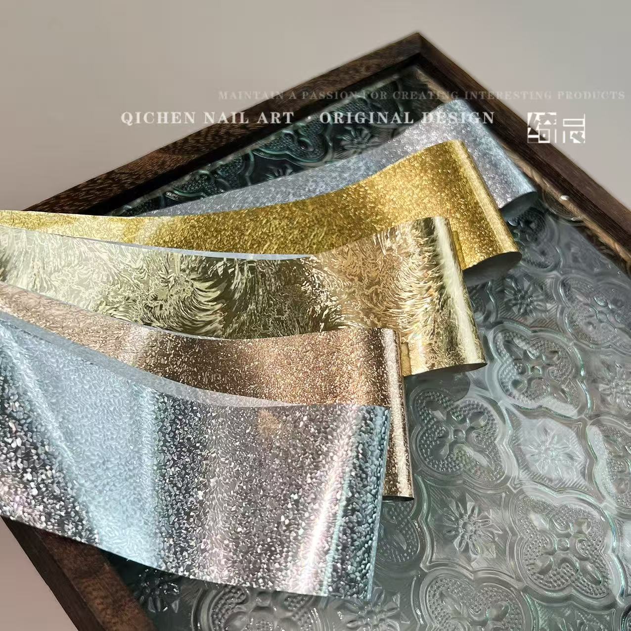 1개 50cm 메탈 텍스처 효과 파워 네일 포일 골든  - Transfer Paper Carbon 리뷰 및 가격
