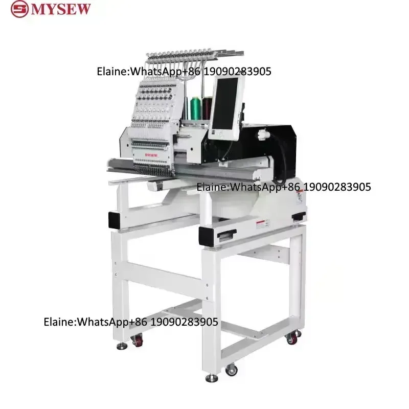 MYSEW MBC1201 자동 산업용 단일 헤드 15  - Embroidery Machine Computerized 리뷰 및 가격