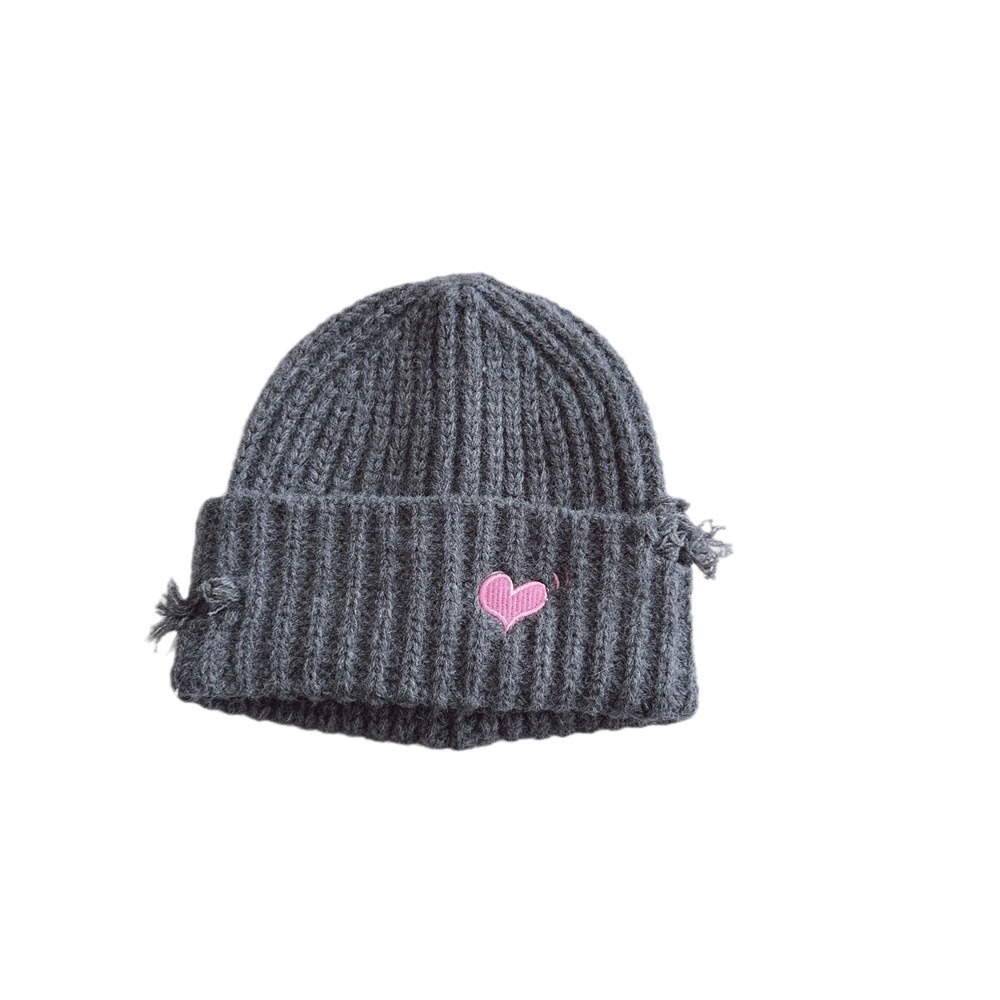 새로운 한국 스타일 고급 아동 니트 모자 가을 겨울 따 - Embroidery Design Love 리뷰 및 가격