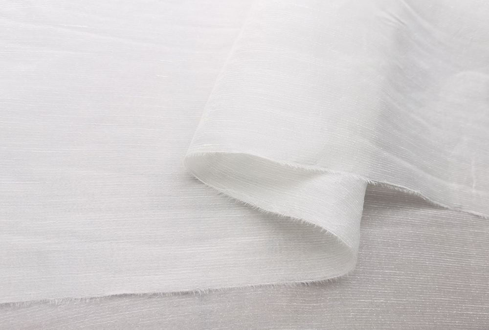 멀베리 실크 린넨 45인치 폭 미터 단위 판매 천연 흰 - Linen Fabric Natural 리뷰 및 가격