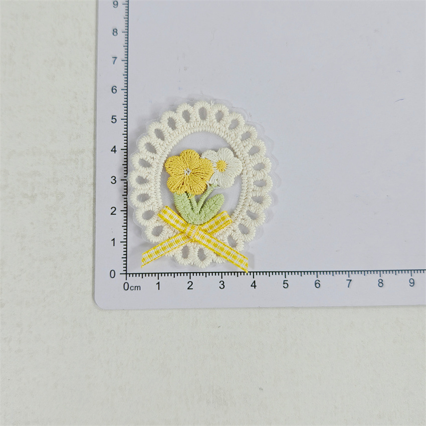 10PCS 새로운 봄 여름 신선한 스타일 레이스 가장자 - Embroidery Patches 리뷰 및 가격