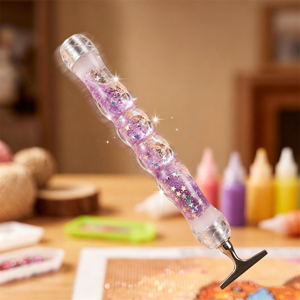새로운 야광 투명 퀵샌드 다이아몬드 페인팅 펜, 나사형 - Embroidery Painting 리뷰 및 가격