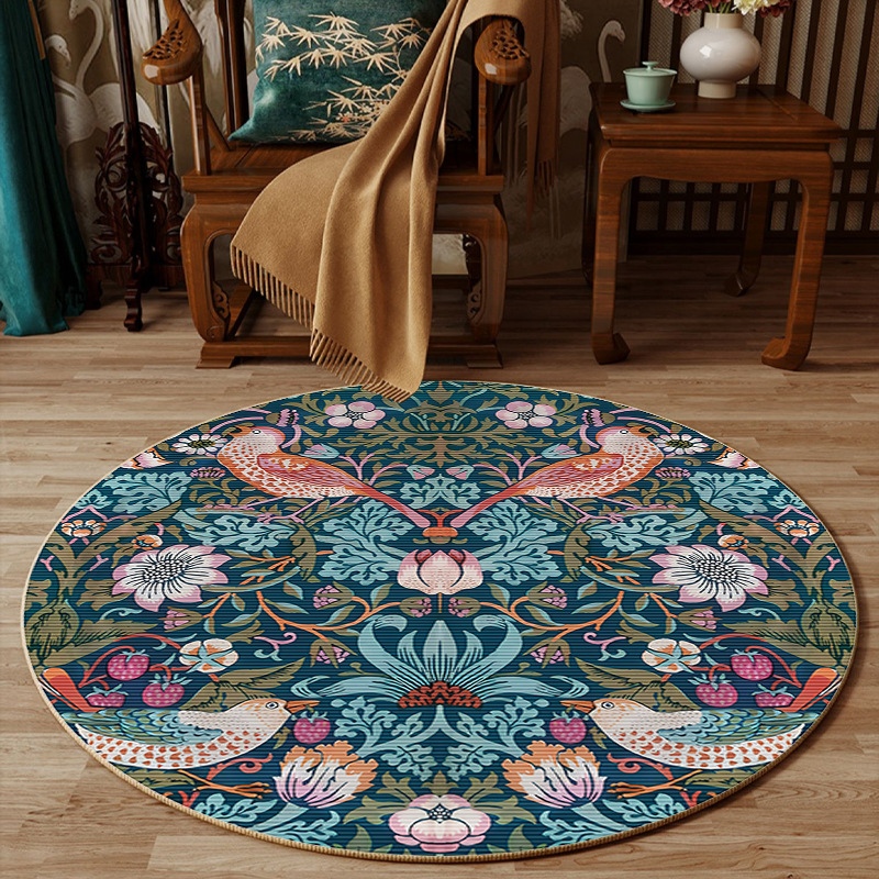 중국 스타일 꽃무늬 침실 장식 원형 러그 자수 시리즈  - Embroidery Online Designs 리뷰 및 가격