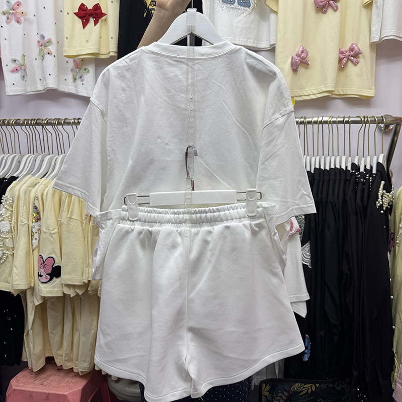 여름 화려한 3D 꽃 티셔츠 진주 비즈 꽃 자수 티셔츠 - Embroidery Cotton Shirt 리뷰 및 가격