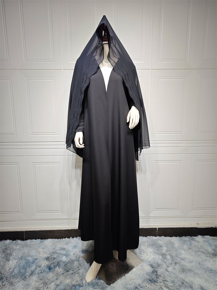 라마단 여성 두바이 기모노 Khimar 2 조각 세트  - Embroidery Kebaya 리뷰 및 가격