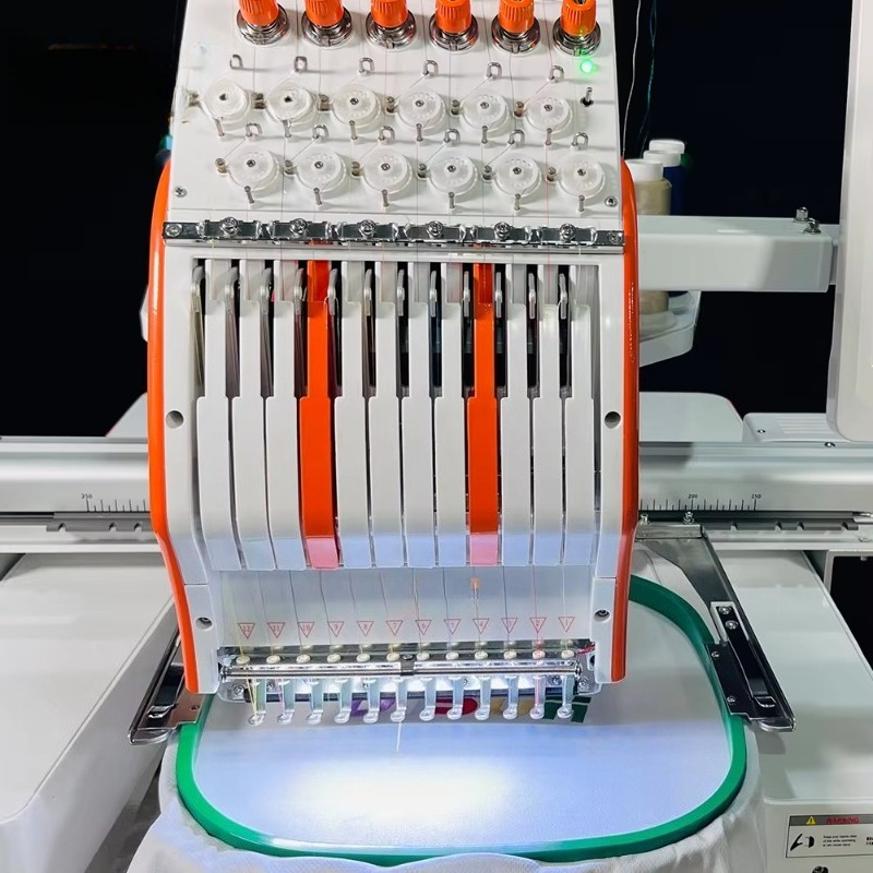 고속 모자 자수기 컴퓨터화 1헤드 자수 재봉기 다헤드  - Embroidery Machine Computerized 리뷰 및 가격
