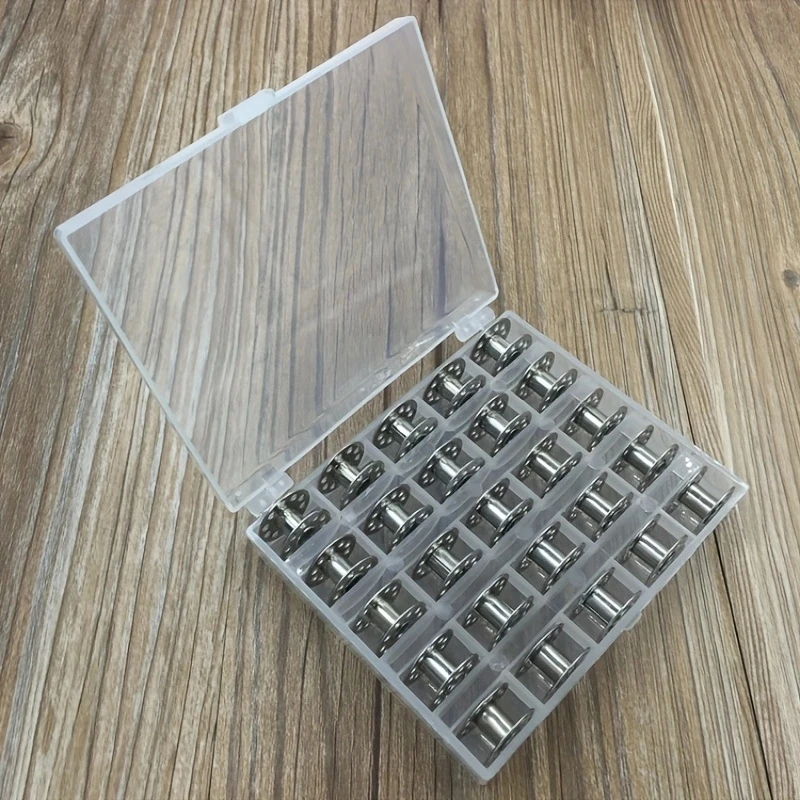 25 개/대 빈 보빈 재봉틀 스레드 보관 케이스 재봉  - Embroidery Machine Computerized 리뷰 및 가격