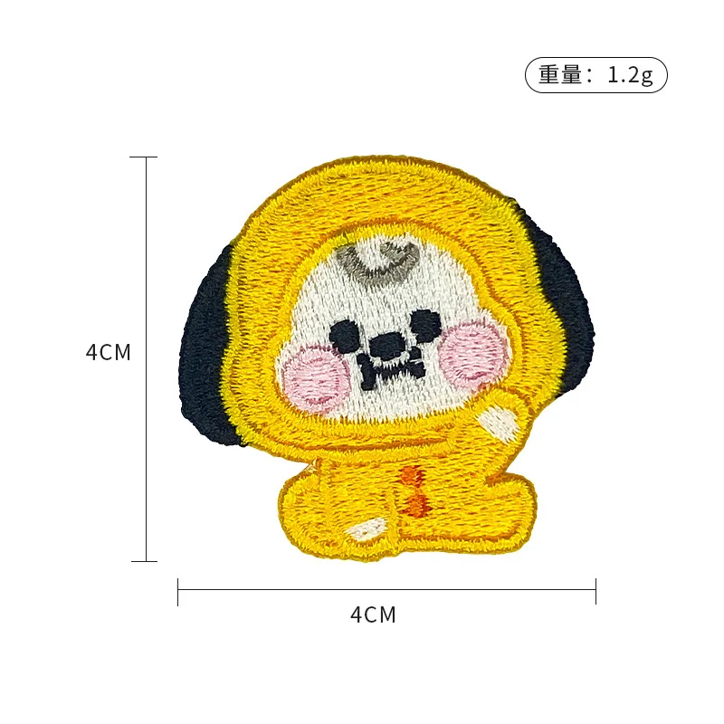 라인프렌즈 BT21 모든 캐릭터 자수 자가 접착 패치, - Embroidery Patches 리뷰 및 가격