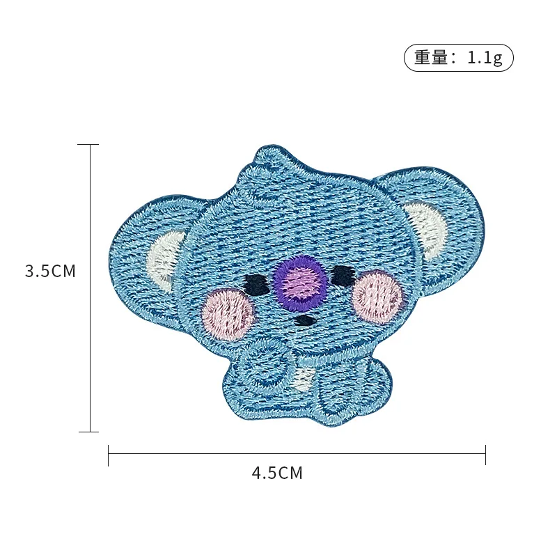 라인프렌즈 BT21 모든 캐릭터 자수 자가 접착 패치, - Embroidery Patches 리뷰 및 가격
